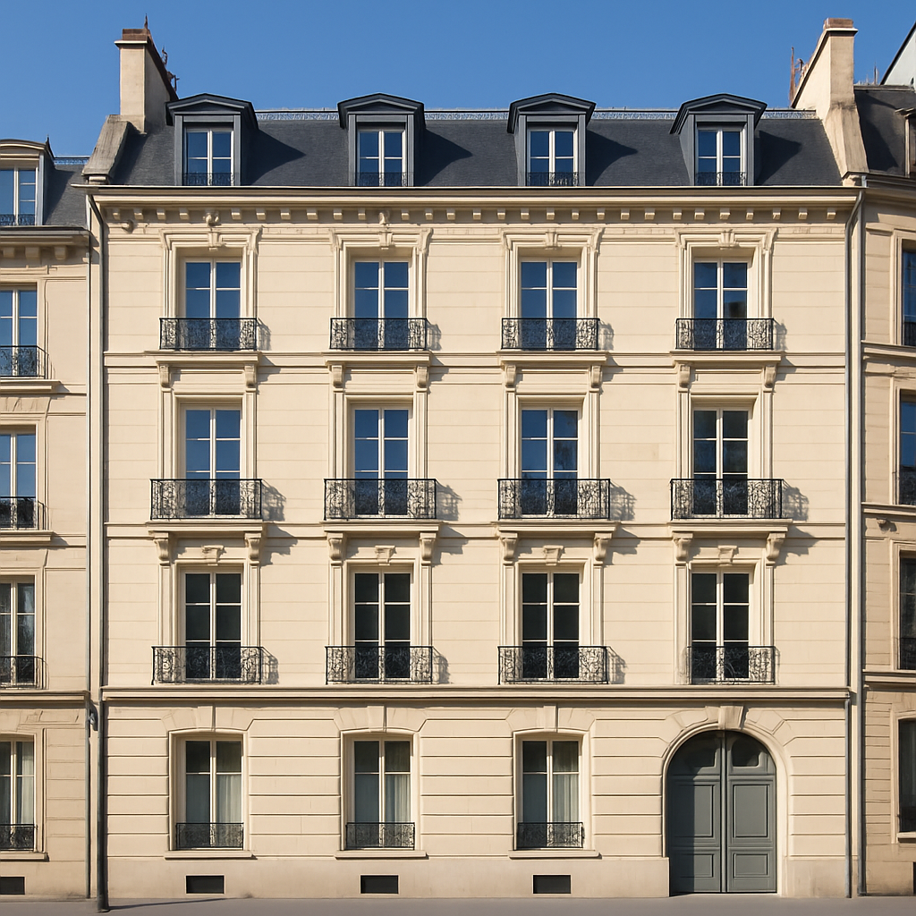 Après — Facade d'immeuble a Sarreguemines - Nettoyage et degraissage
