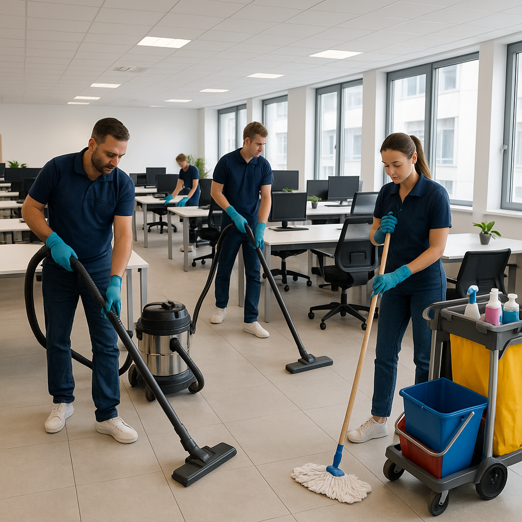 Nettoyage professionnel de bureaux, commerces et locaux industriels